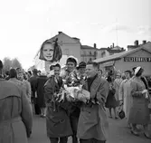 Studentfirande, Berit Ahlbom vid Rådhustorget