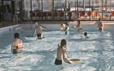 Badgäster i Eyrabadet, 1977
