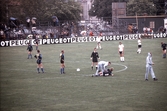 Fotbollsmatch på Eyravallen, 1970-tal