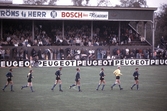 Fotbollsmatch på Eyravallen, 1970-tal
