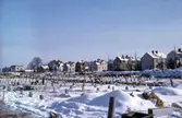 Pålning vid vinterstadion under vintern, 1963