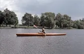 Paddling i Gustavsvik, 1970-tal