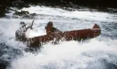 Paddling i Svartåns forsar, 1970-tal