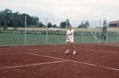 Man på tennisbana i Gustavsvik, 1965