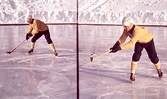 Bandyspelare tränar, 1968