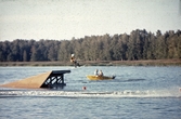 Vattenskidor vid Hjälmarbaden, 1960-tal