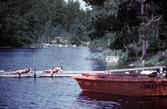 Brygga vid Ramsjön, juli 1973