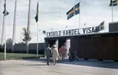 Utställning vid Vinterstadion, 1965