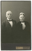 Porträtt på Axel och Maria Jonsson, Foto i maj 1910.