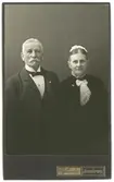 Porträtt på Axel och Maria Jonsson, Foto i maj 1910.