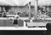 Bordtennisturnering i idrottshuset i Örebro, 1970-tal