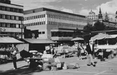 Gävle stad – Norr, Stortorget.
Salutorget, juni 1970.