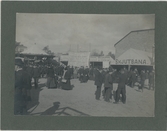 Marknad på Vaksala torg, Uppsala 1900