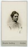 Visitkortsfotografi - kvinna, Sollefteå 1904