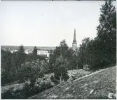 Västerås.
Vy från Djäkneberget mot Domkyrkan.