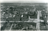 Västerås. 
Vy från Domkyrkan mot Ö. 1902-1915.