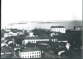 Västerås.
Vy tagen från Domkyrkotornet, 1860-tal.