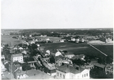 Västerås.
Vy tagen från Domkyrkotornet mot OSO. Tidigt 1920-tal.