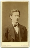 Porträtt på Rickard Hall. Engelsman elev vid konstakademin på 1870-talet.