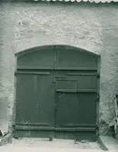 Insidan av porten vid Södra Vallgatan.