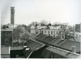 Västerås.
Vy från från norr med Stadshuset och Sundinska huset i bakgrunden.