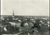 Västerås.
Vy tagen från Mariaberget, mot nordost, 1908.