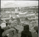 Västerås.
Utsikt från Stadshustornet mot nordost, c:a 1959-1960.