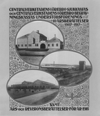 Omslag till Centralverkstadens i Örebros sjuk- och begravningskassas understödsförenings 10 årsberättelser, 1917