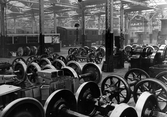 Vagnverkstadens boggieavdelning på Centralverkstäderna, 1940-tal