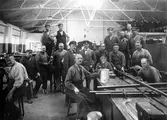 Bleckslagare på Centralverkstäderna, 1925
