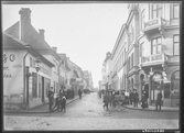 Korsningen Storgatan och St Larsgatan i Linköping.