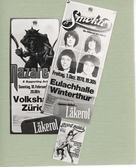 Konsertreklam från Schweiz 22:a juli 1979.