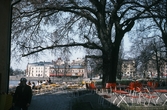 Hälls uteservering i Centralparken, 1970-tal