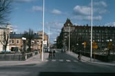 Storgatan mot norr från Storbron, 1980-tal