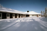 Snön ligger djup över Ånnaboda kursgård, 1980-tal