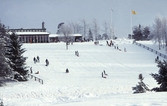 Skidbacke vid Ånnaboda kursgård, 1980-tal