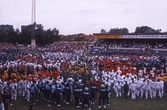 Deltagare i gymnastikspelen på Eyravallen, 1983