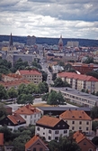 Utsikt från Svampen mot söder, 1980-tal