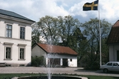 Flaggning på Karlslunds herrgård, 1980-tal