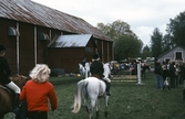 Ryttartävling på karlslunds herrgård, 1980-tal