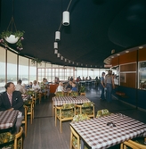 Servering i vattentornet Svampen, 1980-tal