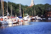 Gästande båtar på Båtens dag i Örebro, 1980-tal