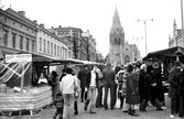 Marknadsgodis på Hindersmässan på Stortoeget, 1970-tal