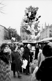 Ballongförsäljning på Hindersmässan, 1970-tal