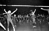 Gymnastikuppvisning i Idrottshuset 1970-tal
