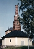 Rostugn i Brevens bruk med masugn bakom, 1980-tal