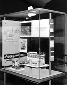 Utställningsmonter på vattentornet Svampen, 1970-tal