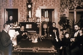 Hemmma hos Affärsmannen Anton Lindgren och hans familj på Engelbrektsgatan 15, ca 1900