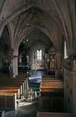 Interiör från Glanshammars kyrka, 1970-tal