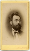 Porträtt på Dirigent och Organist Georg Wilhelm Heintze, född 4 juli år 1849 i Jönköping.